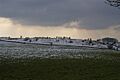 Tumuli on the Mendips on a snowy day - geograph.org.uk - 127604
