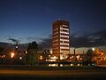 UMass Amherst W.E.B. Dubois Library night 2