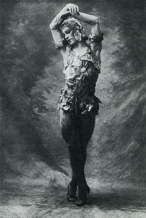 Vaslav Nijinsky in Le spectre de la rose 1911 Royal Opera House