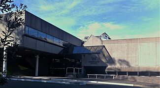 Warringah Civic Centre (Front facade and entrance) May 2016