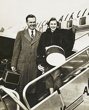 Wellington and Ann Mara 1954.JPG