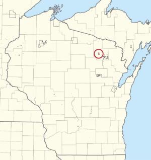 1135R Forest County Potawatomi Community Locator Map