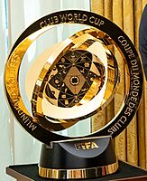 2025 FIFA Club World Cup trophy in the Oval Office