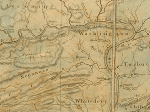 A Map Of The State Of Pennsylvania by Reading Howell, 1792 crop1