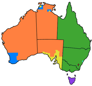 Australia cadastral subdivsions counties