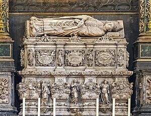 Barcelona Cathedral Interior - Sepulcre de Sant Oleguer - Pere Sanglada 1406