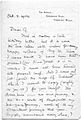 Bertha Phillpotts letter A