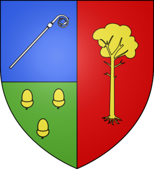 Blason ville fr Saint-Symphorien (Gironde)