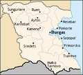 Burgas Oblast map EN