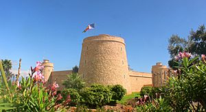 Castillo de Santa Ana en Roquetas