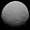 Ceres RC2 single frame by Dawn, 19 February 2015