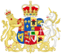 Coat of Arms of Charlotte of Mecklenburg-Strelitz (1761–1801)