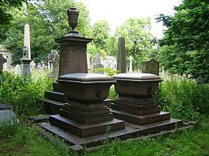 Diplomat and wife's tombstones, Warriston Cemetery - geograph.org.uk - 1405486