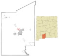 Dona Ana County New Mexico Incorporated and Unincorporated areas Dona Ana Highlighted
