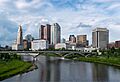 Downtown Columbus View from Main St Bridge - edit1