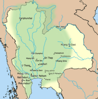 DvaravatiMapThailand