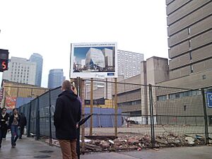 Empty & Demolished Sam The Record Man Building -- 3