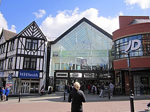 Entrance to Grand Arcade shopping centre, Wigan (1)