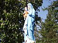 Figurka Maryi i Jezusa w Papowie Biskupim