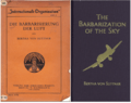 Front Covers of "The Barbarization of the Sky" by Bertha von Suttner