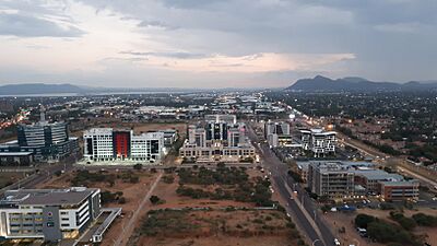 Gaborone, Botswana New Development CBD