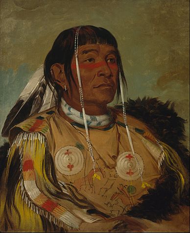 George Catlin - Sha-có-pay, The Six, Chief of the Plains Ojibwa - Google Art Project.jpg