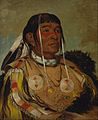 George Catlin - Sha-có-pay, The Six, Chief of the Plains Ojibwa - Google Art Project