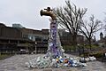 Giant Plastic Tap - Benjamin Von Wong - INC-4 Global Plastic Treaty Negotiations, Ottawa, Canada 2024 02