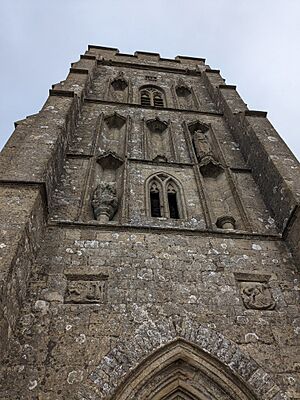Glastonbury Tor Looking Up, General View