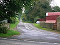 Hall Farm looking towards Caldwell Law