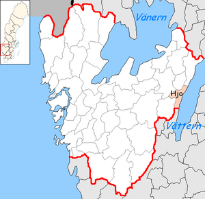 Hjo Municipality in Västra Götaland County.png