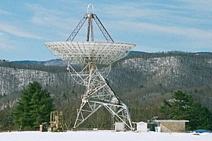 Howard E. Tatel Radio Telescope - side.jpg
