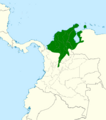 Hypnelus ruficollis map