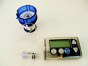 Insulin pump and infusion set