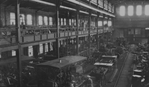 Interior Holt Caterpillar factory East Peoria Illinois 1910