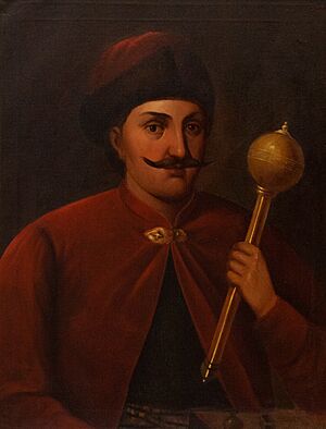 Ivan Vyhovsky (Portrait, 19th century, after restoration)