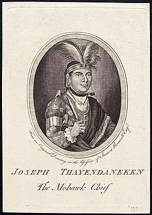 Joseph Thayendaneken, The Mohawk Chief, 1776