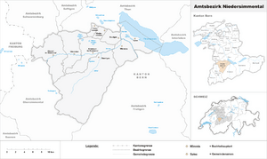 Location of Niedersimmental District