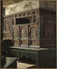King Karl IX's Bedchamber at Gripsholm (Emma Sparre) - Nationalmuseum - 21731