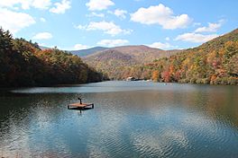 Lake Trahlyta, Vogel State Park, Oct 2016 2.jpg