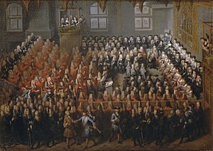 Le lit de justice du 12 septembre 1715