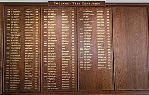 Lord's honours board England batting 2021