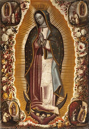 Manuel de Arellano - Virgin of Guadalupe (Virgen de Guadalupe) - Google Art Project