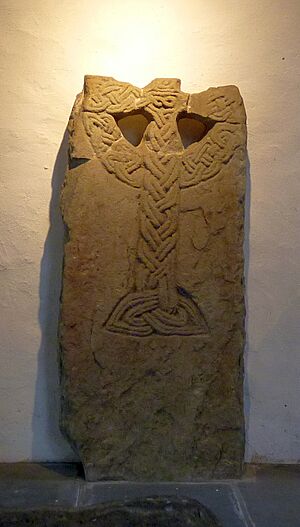 Margam Stones 15 plaitwork cross