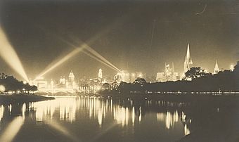 Melbourne skyline 1934
