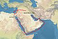 Mesopotamia-Egypt trade routes