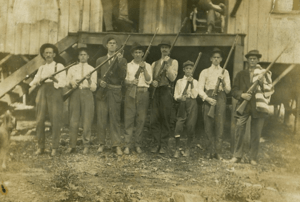 Miners with guns in Eskdale