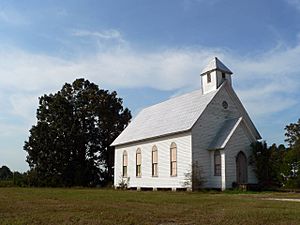 Historic Oaky Grove Methodist Church in Shotwell, North Carolina