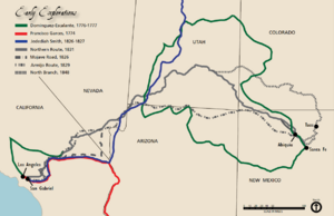 Old Spanish Trail - Early Exploration