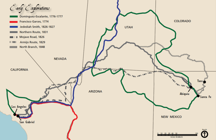 Old Spanish Trail - Early Exploration